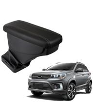 Apoio De Braço Chery Tiggo 2 Couro Preto Costura Marrom Apoio De Braço Chery Tiggo 2 Couro Preto Costura Marrom