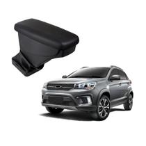 Apoio De Braço Chery Tiggo 2 Couro Preto Sem Costura