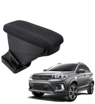 Apoio De Braço Chery Tiggo 2 Tecido Preto Costura Cinza Apoio De Braço Chery Tiggo 2 Tecido Preto Costura Cinza