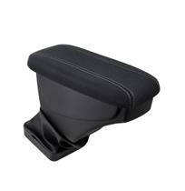 Apoio De Braço Chery Tiggo 2 Tecido Preto Costura Cinza