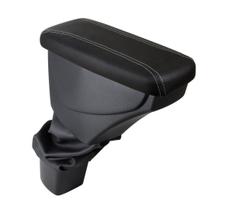 Apoio De Braço Chevrolet Cobalt Couro Preto Costura Cinza