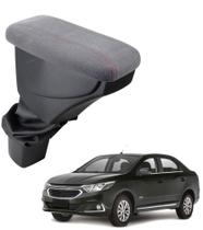 Apoio De Braço Chevrolet Cobalt Tecido Cinza Cost. Vermelha