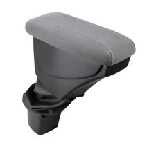 Apoio De Braço Chevrolet Cobalt Tecido Cinza Costura Branca