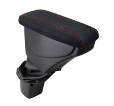 Apoio De Braço Chevrolet Cobalt Tecido Preto Cost. Vermelha