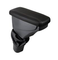 Apoio De Braço Chevrolet Onix Couro Preto Costura Marrom