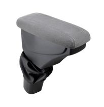 Apoio De Braço Chevrolet Onix Tecido Cinza Costura Branca