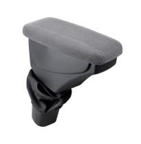 Apoio De Braço Chevrolet Onix Tecido Cinza Costura Cinza