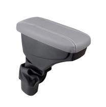 Apoio De Braço Chevrolet Tracker Couro Cinza Costura Branca