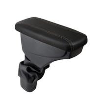 Apoio De Braço Chevrolet Tracker Couro Preto Costura Marrom