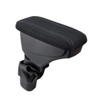 Apoio De Braço Chevrolet Tracker Tecido Preto Costura Cinza