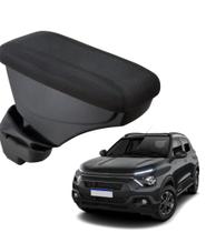 Apoio De Braço Citroen Aircross Tecido Preto Costura Preta