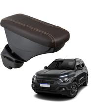 Apoio De Braço Citroen C3 Couro Marrom Costura Marrom Apoio De Braço Citroen C3 Couro Marrom Costura Marrom