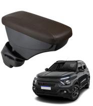 Apoio De Braço Citroen C3 Couro Marrom Sem Costura Apoio De Braço Citroen C3 Couro Marrom Sem Costura
