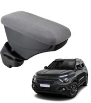 Apoio De Braço Citroen C3 Tecido Cinza Costura Laranja Apoio De Braço Citroen C3 Tecido Cinza Costura Laranja