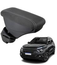 Apoio De Braço Citroen C3 Tecido Grafite Costura Branca Apoio De Braço Citroen C3 Tecido Grafite Costura Branca