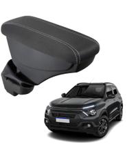 Apoio De Braço Citroen C3 Tecido Grafite Costura Cinza