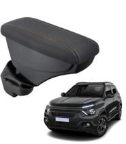 Apoio De Braço Citroen C3 Tecido Grafite Costura Laranja Apoio De Braço Citroen C3 Tecido Grafite Costura Laranja