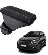 Apoio De Braço Citroen C3 Tecido Preto Costura Branca Apoio De Braço Citroen C3 Tecido Preto Costura Branca
