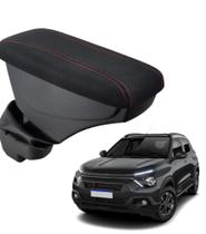 Apoio De Braço Citroen C3 Tecido Preto Costura Vermelha Apoio De Braço Citroen C3 Tecido Preto Costura Vermelha