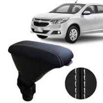 Apoio De Braço Cobat material sintético Preto Com Costura Branca