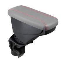 Apoio De Braço Cronos material sintético Cinza Cost. Vermelha