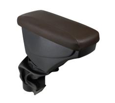 Apoio De Braço Cronos material sintético Marrom Sem Costura