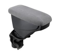 Apoio De Braço Cronos Tecido Cinza Cost. Branca