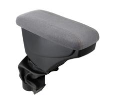 Apoio De Braço Cronos Tecido Cinza Cost. Laranja