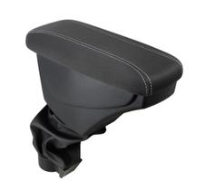 Apoio De Braço Cronos Tecido Grafite Cost. Cinza