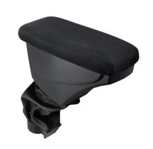 Apoio De Braço Cronos Tecido Preto Sem Costura