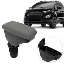 Apoio de braço Ecosport material sintético cinza c/costura azul