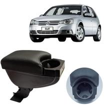 Apoio De Braço Encosto Golf Ano 1999 2000 2001 Até 2013 Porta Copo Cor Preto