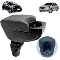Apoio De Braço Encosto Nissan March Versa 2012 2013 2014 2015 2016 2017 2018 2019 2020 Porta Copos