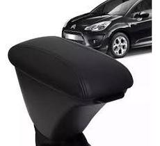 Apoio de braço Fiat Argo... material sintético preto c/costura azul Apoio de braço Fiat Argo... material sintético preto c/costura azul