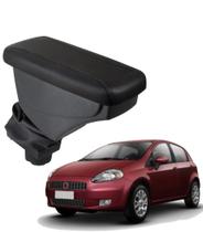 Apoio De Braço Fiat Linea Couro Preto Costura Preta Apoio De Braço Fiat Linea Couro Preto Costura Preta