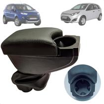 Apoio De Braço Fiesta 2011 Até 2014 Ecosport 2010 Até 2012 Com Porta Copos