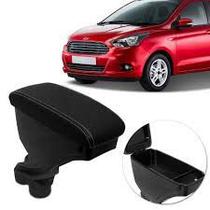 Apoio de braço Ford Ka tecido preto c/costura cinza Apoio de braço Ford Ka tecido preto c/costura cinza