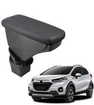 Apoio De Braço Honda Wr-v Couro Grafite Sem Costura Apoio De Braço Honda Wr-v Couro Grafite Sem Costura