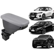 Apoio De Braço Nissan Kicks Couro Cinza Costura Cinza Apoio De Braço Nissan Kicks Couro Cinza Costura Cinza