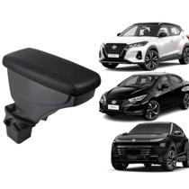 Apoio De Braço Nissan Kicks Couro Preto Sem Costura Apoio De Braço Nissan Kicks Couro Preto Sem Costura