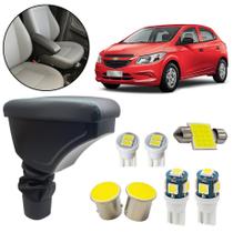 Apoio De Braço Onix 2013-2018 material sintético + Luz Interna