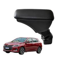 Apoio De Braço Prisma E Ônix Antigo Com Porta-Objetos Couro