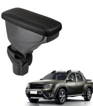 Apoio De Braço Renault Duster Couro Preto Costura Marrom Apoio De Braço Renault Duster Couro Preto Costura Marrom