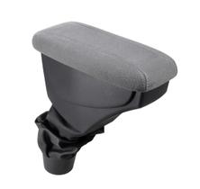 Apoio De Braço Renault Duster Tecido Cinza Costura Branca