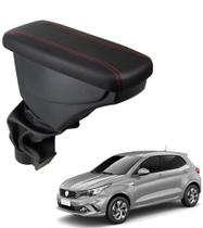 Apoio De Braço Strada material sintético Preto Cost. Vermelha