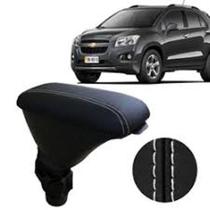 Apoio De Braço Tracker material sintético Preto Com A Costura Branca