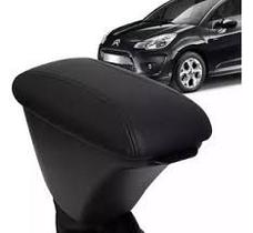 Apoio de braço Tracker material sintético preto com a costura laranja