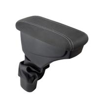 Apoio De Braço Tracker Tecido Grafite Costura Branca