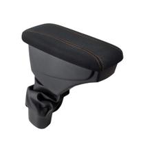 Apoio De Braço Tracker Tecido Preto Costura Laranja