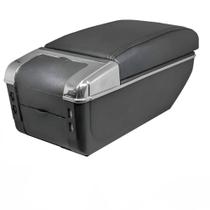 Apoio De Braço Universal Console Com Entrada Usb Preto Apoio De Braço Universal Console Com Entrada Usb Preto